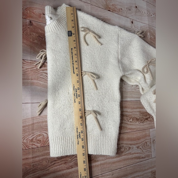 Luna Ivy Bow sweater Cottagecore , Coquette Balletcore knit free people vibe S‎ - Picture 5 of 8